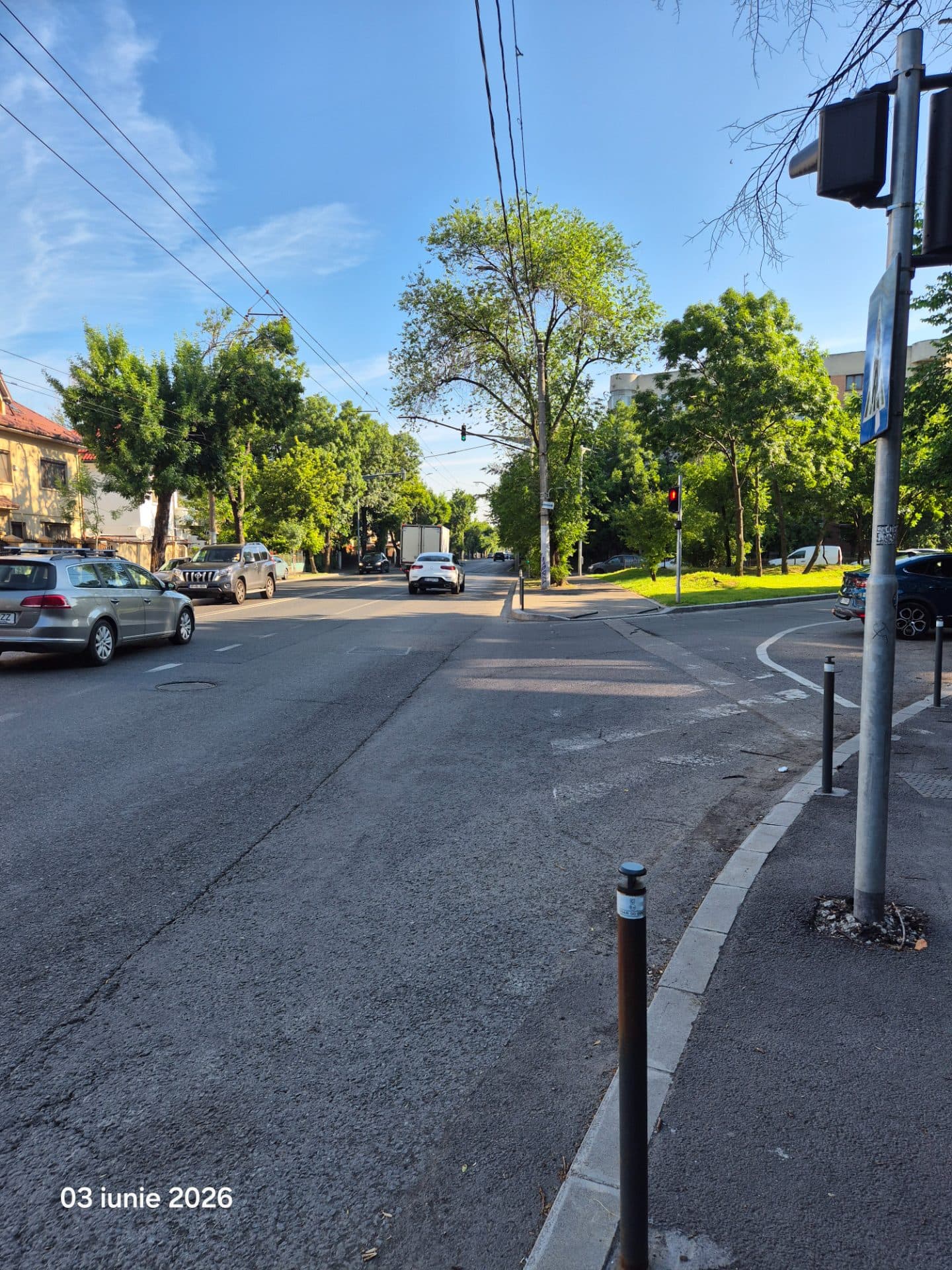 Înainte: Trecere pietoni pe Drumul Sării