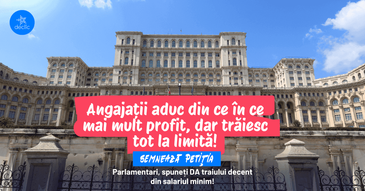 Spuneți Da Traiului Decent Din Salariul Minim